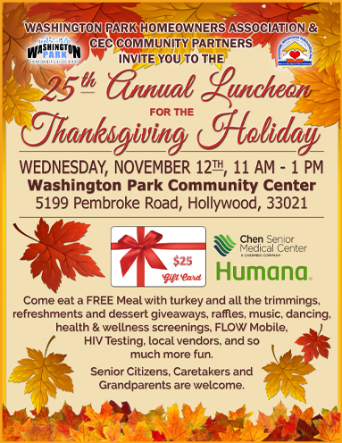 25th Annual Luncheon for the Thanksgiving Holiday